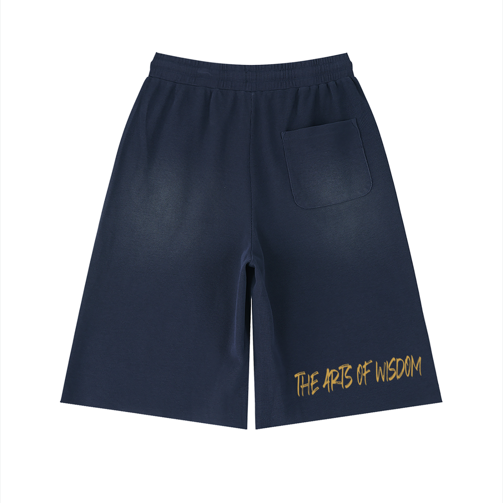Daily Fusion Unisex Sunfade Raw Edge Shorts