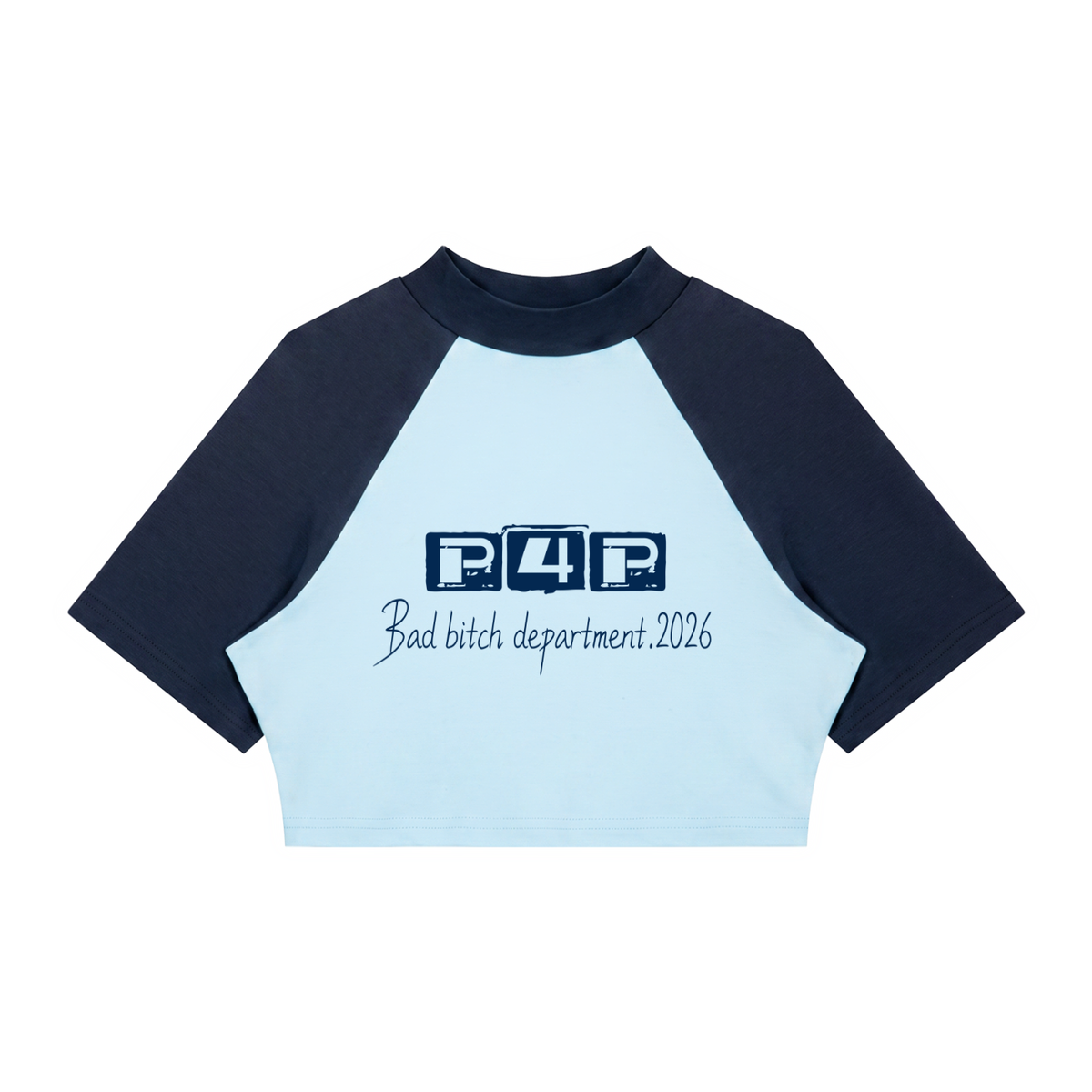 Daily fusion Women’s colour Block Raglan Crop T-Shirt