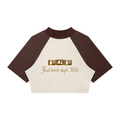 Women’s Color Block Raglan Crop T-Shirt