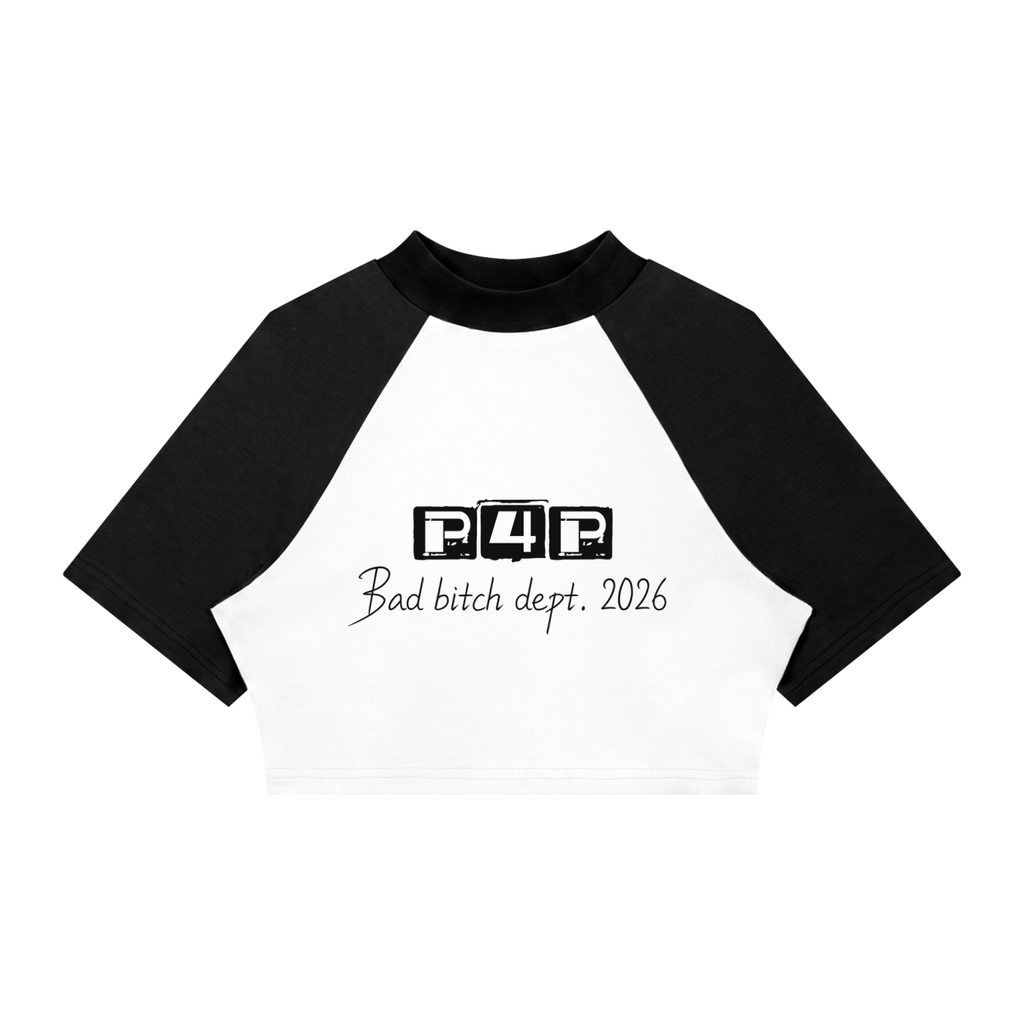 Daily Fusion Women’s bad bitch  Crop T-Shirt