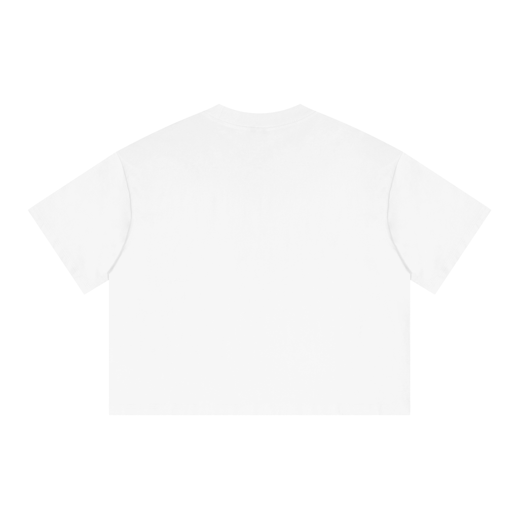 Daily Fusion Unisex Boxy Drop Shoulder Crop T-Shirt