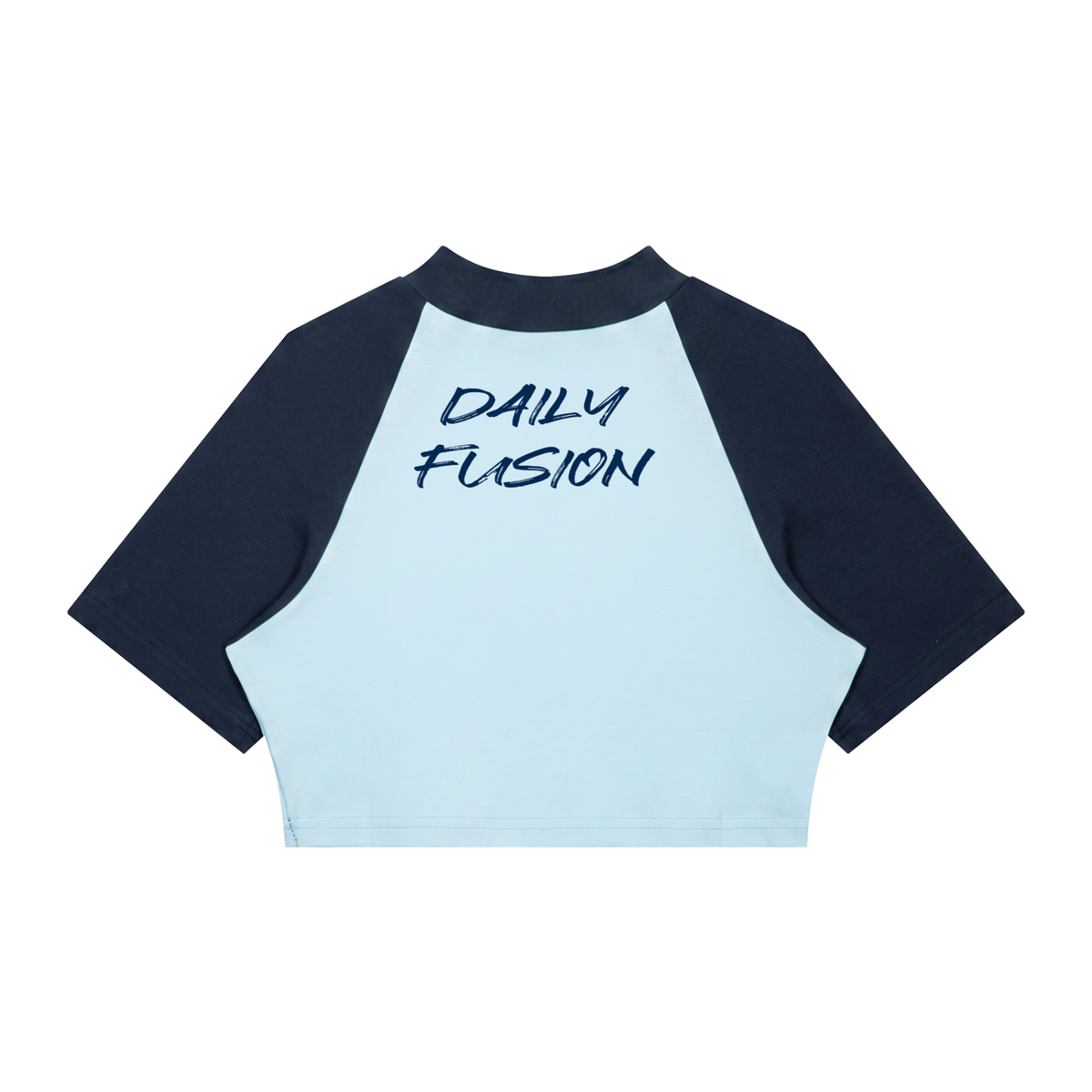 Daily fusion Women’s colour Block Raglan Crop T-Shirt