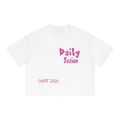 Daily fusion Boxy Drop Shoulder Crop T-Shirt