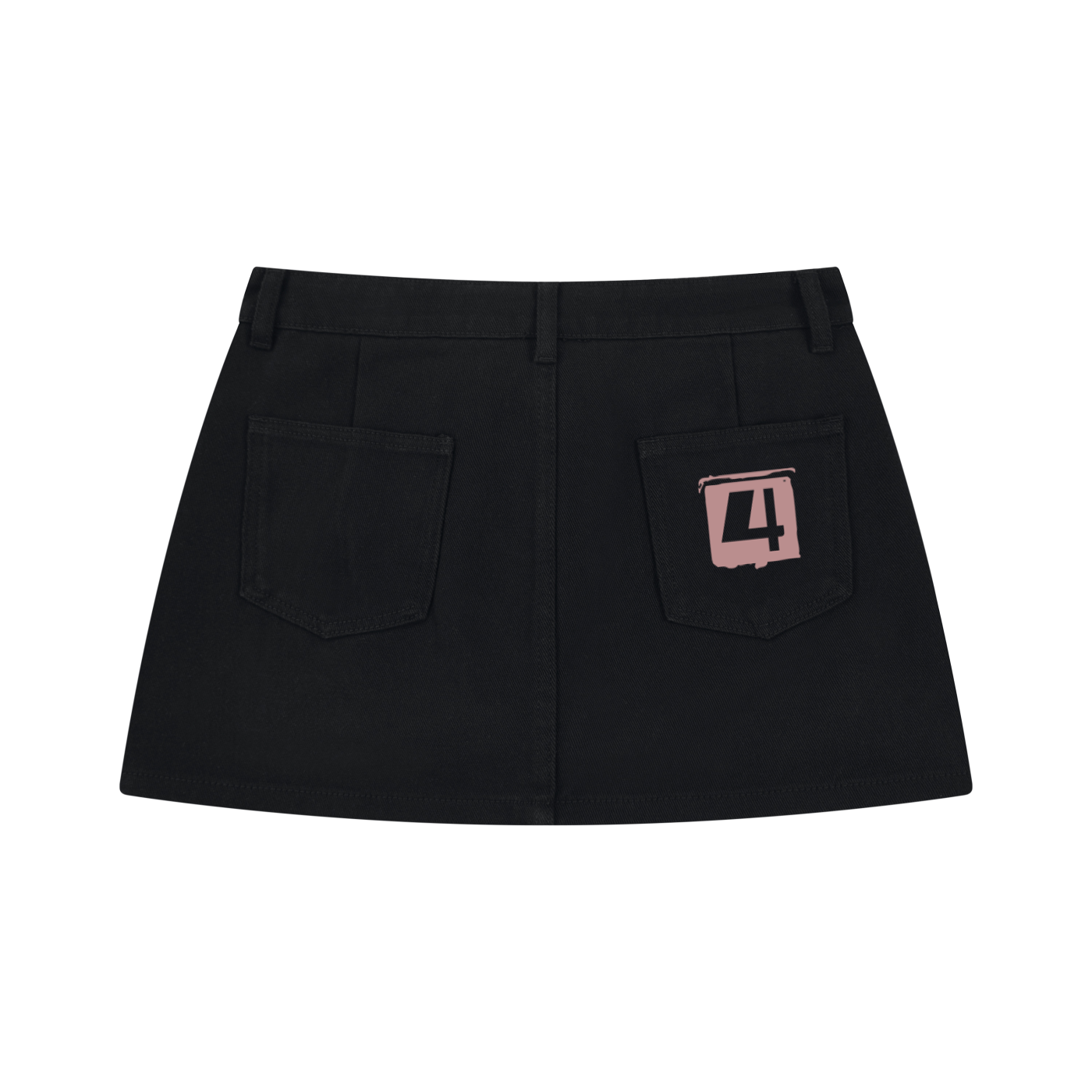 Daily fusion exclusive 4 Women's Studded Denim Mini Skirt