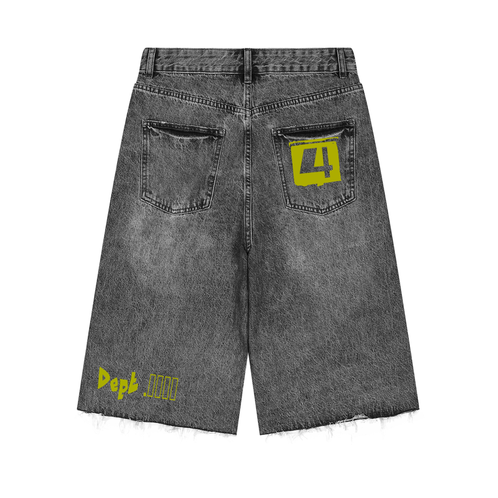 Daily fusion Men’s Vintage Wide Leg Denim Shorts