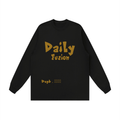Daily Fusion Unisex  Hem Long Sleeve T-Shirt